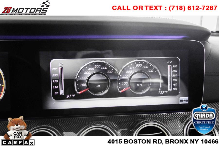 Used Mercedes-Benz E-Class AMG E 63 S 4MATIC+ Sedan 2019 | 26 Motors Corp. Bronx, New York Used Mercedes-Benz E-Class AMG E 63 S 4MATIC+ Sedan 2019 | 26 Motors Corp. Bronx, New York
