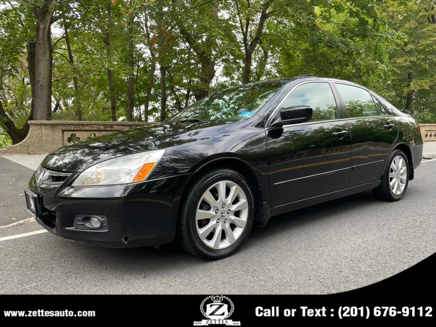 2007 Honda Accord Sdn 4dr V6 AT EXL ULEV w/Navi, available for sale in Jersey City, New Jersey | Zettes Auto Mall. Jersey City, New Jersey