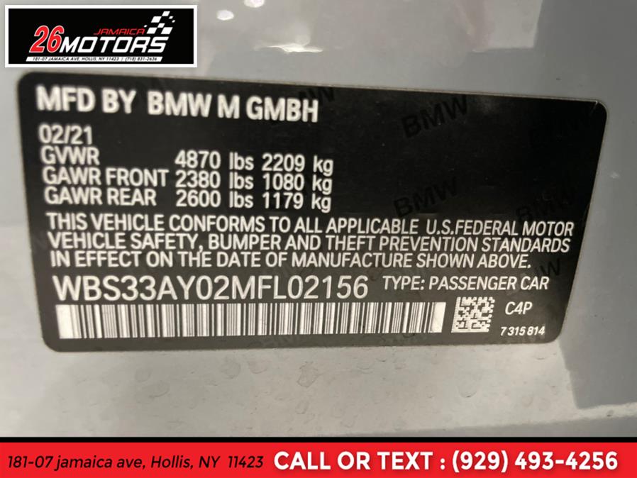 Used BMW M3 Competition Competition Sedan 2021 | Jamaica 26 Motors. Hollis, New York Used BMW M3 Competition Competition Sedan 2021 | Jamaica 26 Motors. Hollis, New York