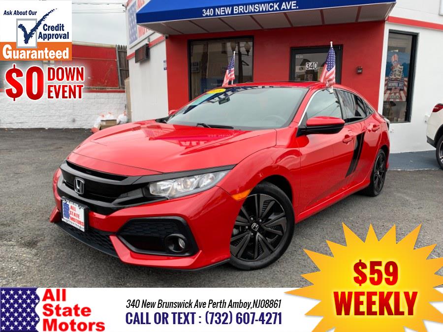 2018 Honda Civic Hatchback EX-L Navi CVT w/Honda Sensing, available for sale in Perth Amboy, New Jersey | All State Motor Inc. Perth Amboy, New Jersey