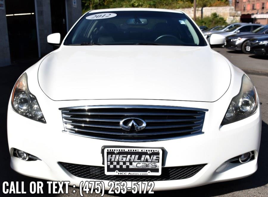 Used Infiniti G37 Coupe 2dr x AWD 2012 | Highline Car Connection. Waterbury, Connecticut Used Infiniti G37 Coupe 2dr x AWD 2012 | Highline Car Connection. Waterbury, Connecticut