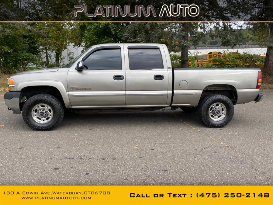 2002 GMC Sierra 2500HD Crew Cab 153" WB 4WD SLE, available for sale in Waterbury, Connecticut | Platinum Auto Care. Waterbury, Connecticut 2002 GMC Sierra 2500HD Crew Cab 153" WB 4WD SLE, available for sale in Waterbury, Connecticut | Platinum Auto Care. Waterbury, Connecticut