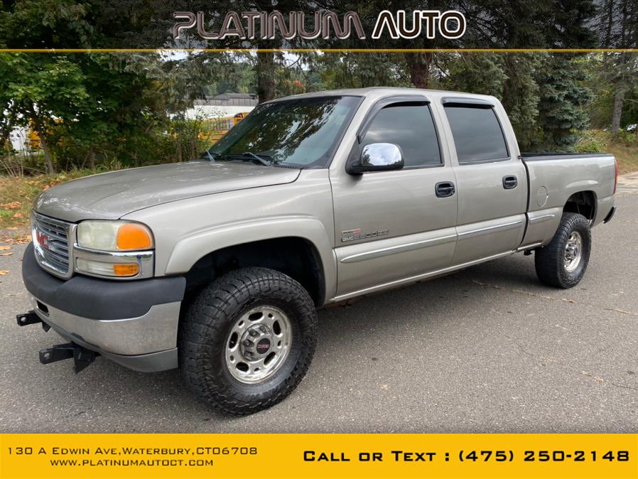 2002 GMC Sierra 2500HD Crew Cab 153" WB 4WD SLE, available for sale in Waterbury, Connecticut | Platinum Auto Care. Waterbury, Connecticut 2002 GMC Sierra 2500HD Crew Cab 153" WB 4WD SLE, available for sale in Waterbury, Connecticut | Platinum Auto Care. Waterbury, Connecticut