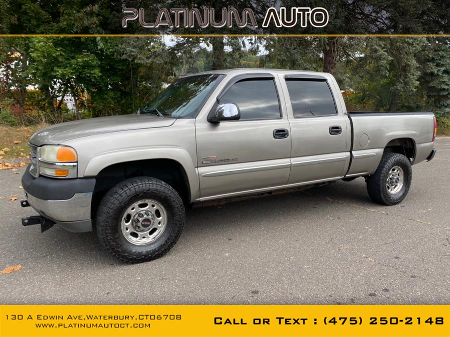 2002 GMC Sierra 2500HD Crew Cab 153" WB 4WD SLE, available for sale in Waterbury, Connecticut | Platinum Auto Care. Waterbury, Connecticut 2002 GMC Sierra 2500HD Crew Cab 153" WB 4WD SLE, available for sale in Waterbury, Connecticut | Platinum Auto Care. Waterbury, Connecticut