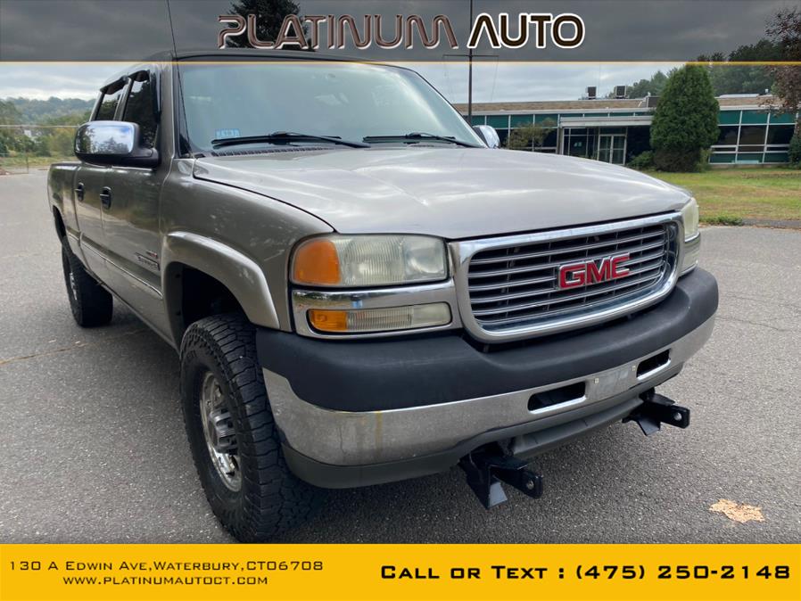 2002 GMC Sierra 2500HD Crew Cab 153" WB 4WD SLE, available for sale in Waterbury, Connecticut | Platinum Auto Care. Waterbury, Connecticut 2002 GMC Sierra 2500HD Crew Cab 153" WB 4WD SLE, available for sale in Waterbury, Connecticut | Platinum Auto Care. Waterbury, Connecticut