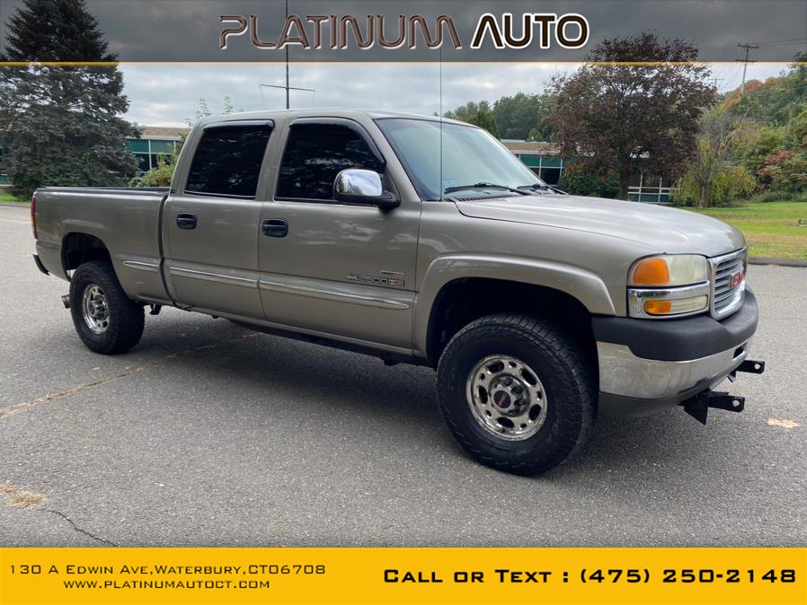 2002 GMC Sierra 2500HD Crew Cab 153" WB 4WD SLE, available for sale in Waterbury, Connecticut | Platinum Auto Care. Waterbury, Connecticut 2002 GMC Sierra 2500HD Crew Cab 153" WB 4WD SLE, available for sale in Waterbury, Connecticut | Platinum Auto Care. Waterbury, Connecticut
