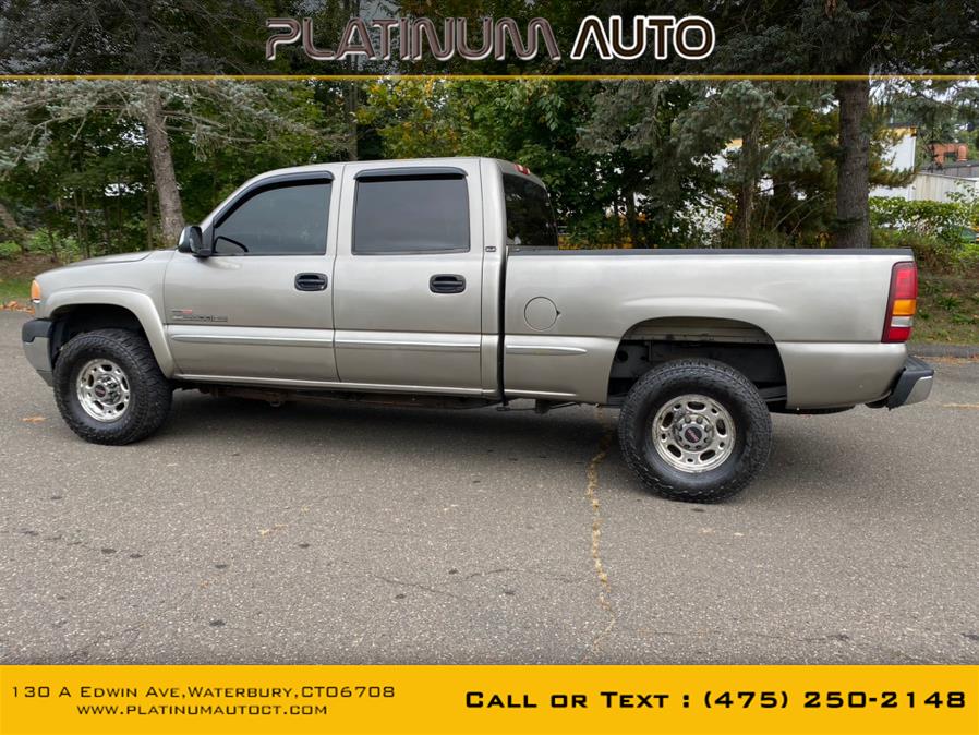 2002 GMC Sierra 2500HD Crew Cab 153" WB 4WD SLE, available for sale in Waterbury, Connecticut | Platinum Auto Care. Waterbury, Connecticut 2002 GMC Sierra 2500HD Crew Cab 153" WB 4WD SLE, available for sale in Waterbury, Connecticut | Platinum Auto Care. Waterbury, Connecticut