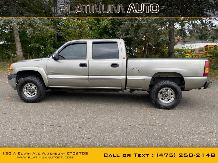 2002 GMC Sierra 2500HD Crew Cab 153" WB 4WD SLE, available for sale in Waterbury, Connecticut | Platinum Auto Care. Waterbury, Connecticut 2002 GMC Sierra 2500HD Crew Cab 153" WB 4WD SLE, available for sale in Waterbury, Connecticut | Platinum Auto Care. Waterbury, Connecticut