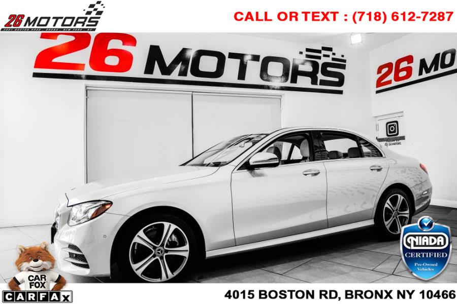 Used Mercedes-Benz E-Class E 300 4MATIC Sedan 2018 | 26 Motors Corp. Bronx, New York Used Mercedes-Benz E-Class E 300 4MATIC Sedan 2018 | 26 Motors Corp. Bronx, New York
