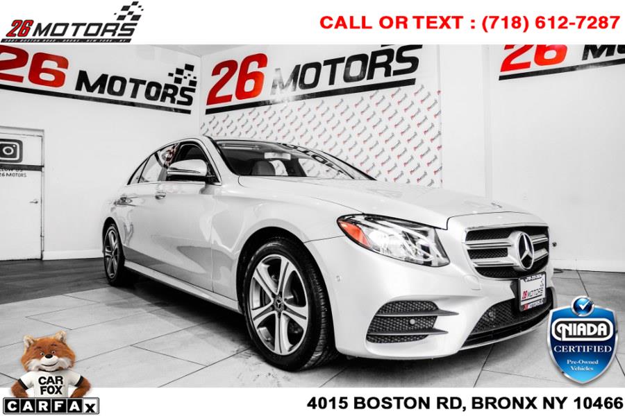 Used Mercedes-Benz E-Class E 300 4MATIC Sedan 2018 | 26 Motors Corp. Bronx, New York Used Mercedes-Benz E-Class E 300 4MATIC Sedan 2018 | 26 Motors Corp. Bronx, New York