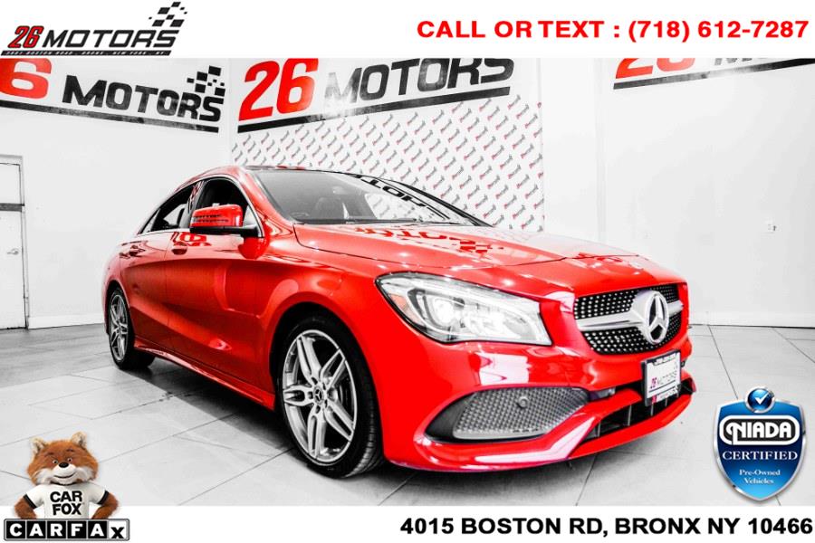 Used Mercedes-Benz CLA CLA 250 4MATIC Coupe 2018 | 26 Motors Corp. Bronx, New York Used Mercedes-Benz CLA CLA 250 4MATIC Coupe 2018 | 26 Motors Corp. Bronx, New York