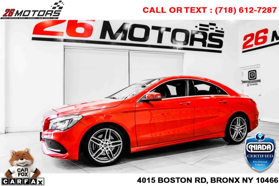 Used Mercedes-Benz CLA CLA 250 4MATIC Coupe 2018 | 26 Motors Corp. Bronx, New York Used Mercedes-Benz CLA CLA 250 4MATIC Coupe 2018 | 26 Motors Corp. Bronx, New York