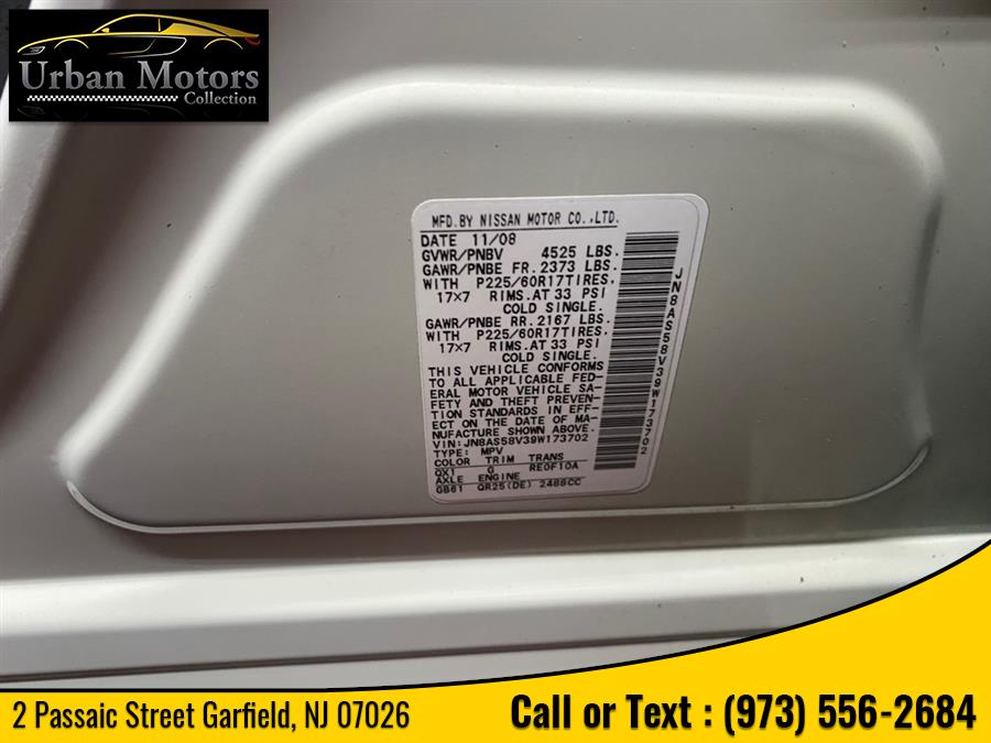 Used Nissan Rogue SL 2009 | Urban Motors Collection. Garfield, New Jersey Used Nissan Rogue SL 2009 | Urban Motors Collection. Garfield, New Jersey