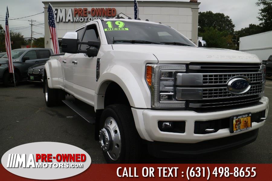2019 Ford Super Duty F-450 DRW 6.7 diesel Platinum 4WD Crew Cab 8'' Box, available for sale in Huntington Station, New York | M & A Motors. Huntington Station, New York