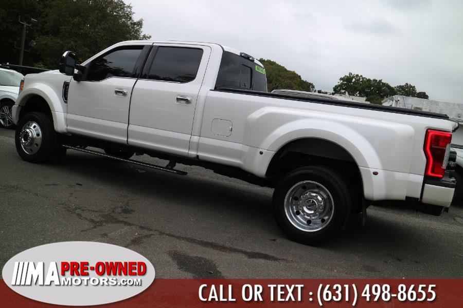 2019 Ford Super Duty F-450 DRW 6.7 diesel Platinum 4WD Crew Cab 8'' Box, available for sale in Huntington Station, New York | M & A Motors. Huntington Station, New York 2019 Ford Super Duty F-450 DRW 6.7 diesel Platinum 4WD Crew Cab 8'' Box, available for sale in Huntington Station, New York | M & A Motors. Huntington Station, New York