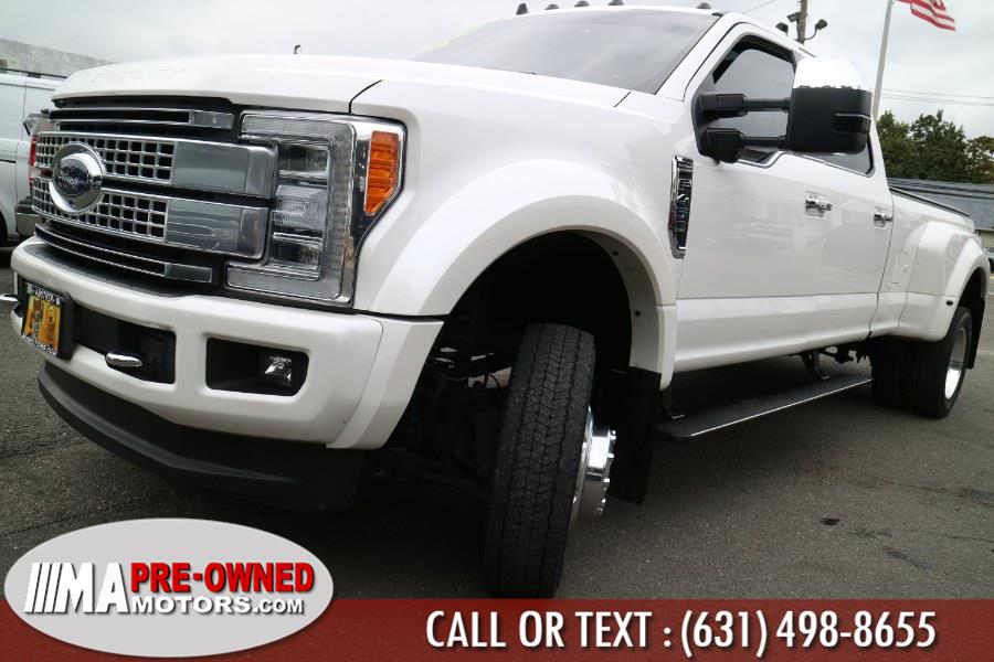2019 Ford Super Duty F-450 DRW 6.7 diesel Platinum 4WD Crew Cab 8'' Box, available for sale in Huntington Station, New York | M & A Motors. Huntington Station, New York 2019 Ford Super Duty F-450 DRW 6.7 diesel Platinum 4WD Crew Cab 8'' Box, available for sale in Huntington Station, New York | M & A Motors. Huntington Station, New York
