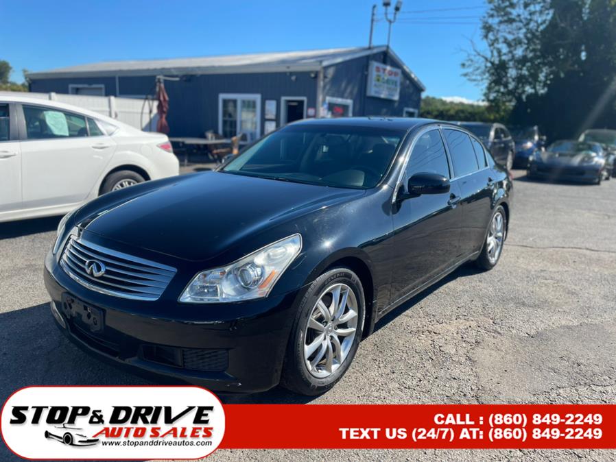 2008 INFINITI G35 Sedan 4dr x AWD, available for sale in East Windsor, Connecticut | Stop & Drive Auto Sales. East Windsor, Connecticut