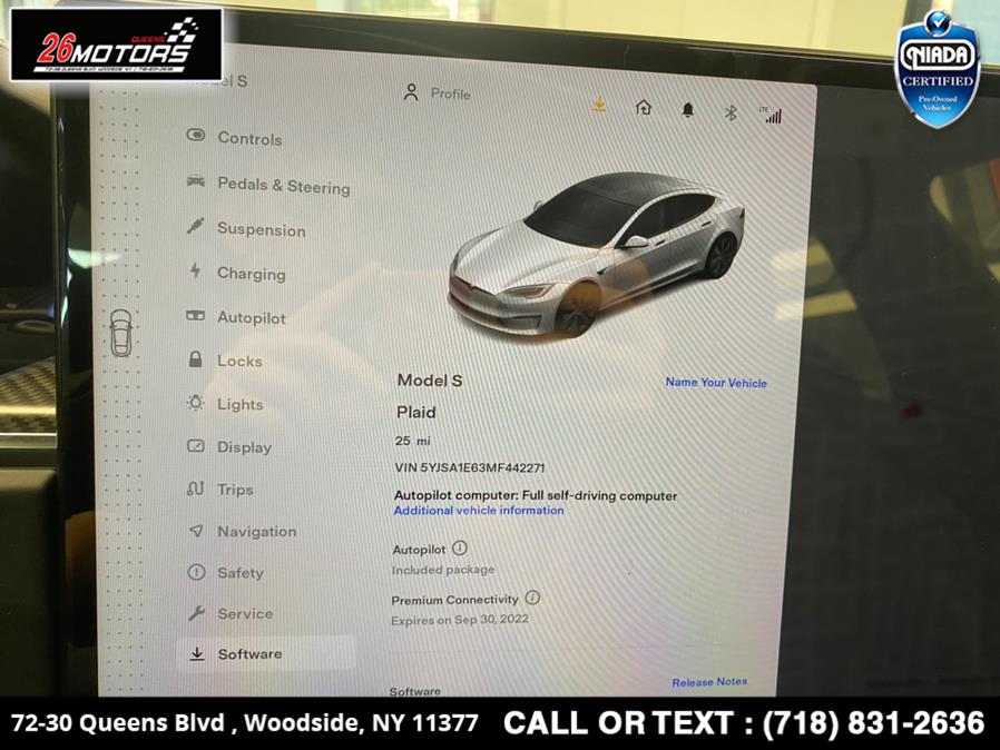 Used Tesla Model S Plaid AWD 2021 | 26 Motors Queens. Woodside, New York Used Tesla Model S Plaid AWD 2021 | 26 Motors Queens. Woodside, New York