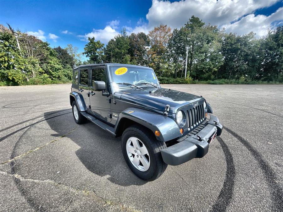 2007 Jeep Wrangler 4WD 4dr Unlimited Sahara, available for sale in Stratford, Connecticut | Wiz Leasing Inc. Stratford, Connecticut
