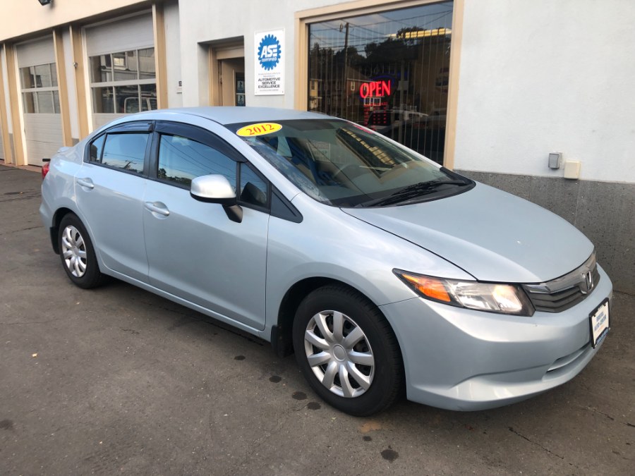 2012 Honda Civic Sdn 4dr Auto LX PZEV, available for sale in Bristol, Connecticut | Bristol Auto Center LLC. Bristol, Connecticut 2012 Honda Civic Sdn 4dr Auto LX PZEV, available for sale in Bristol, Connecticut | Bristol Auto Center LLC. Bristol, Connecticut
