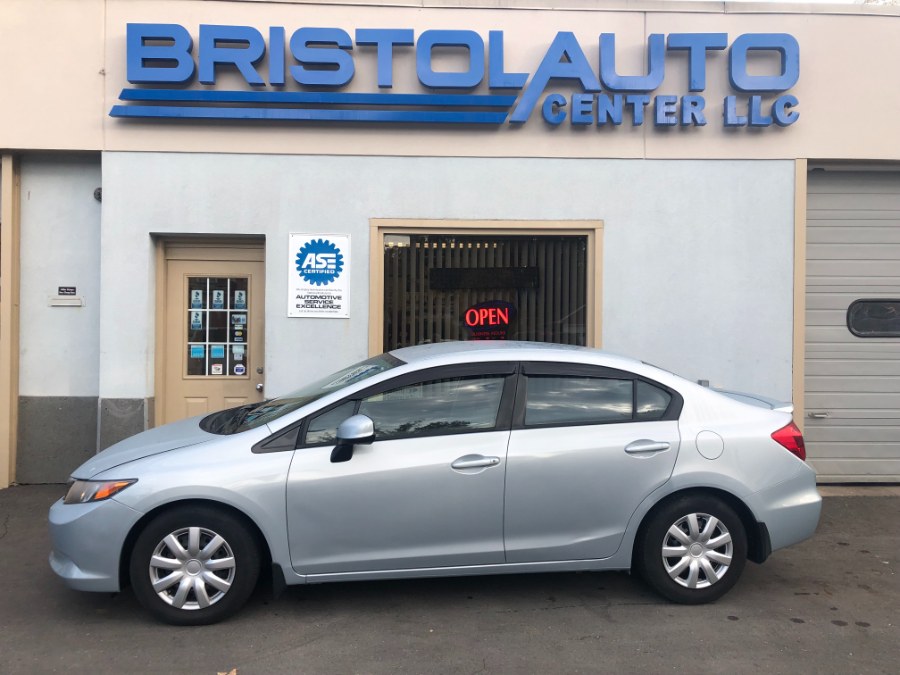 2012 Honda Civic Sdn 4dr Auto LX PZEV, available for sale in Bristol, Connecticut | Bristol Auto Center LLC. Bristol, Connecticut 2012 Honda Civic Sdn 4dr Auto LX PZEV, available for sale in Bristol, Connecticut | Bristol Auto Center LLC. Bristol, Connecticut