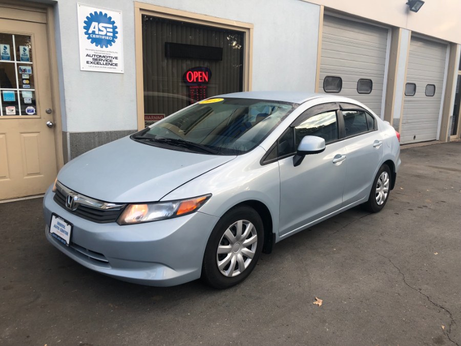 2012 Honda Civic Sdn 4dr Auto LX PZEV, available for sale in Bristol, Connecticut | Bristol Auto Center LLC. Bristol, Connecticut 2012 Honda Civic Sdn 4dr Auto LX PZEV, available for sale in Bristol, Connecticut | Bristol Auto Center LLC. Bristol, Connecticut