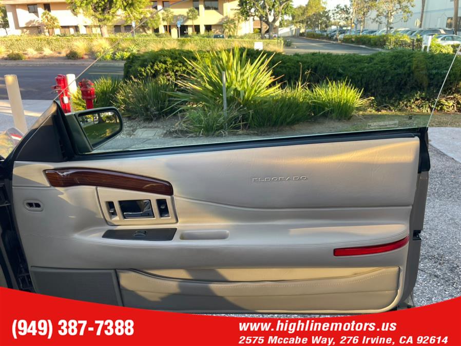 Used Cadillac Eldorado 2dr Cpe 1999 | High Line Motors LLC. Irvine, California Used Cadillac Eldorado 2dr Cpe 1999 | High Line Motors LLC. Irvine, California