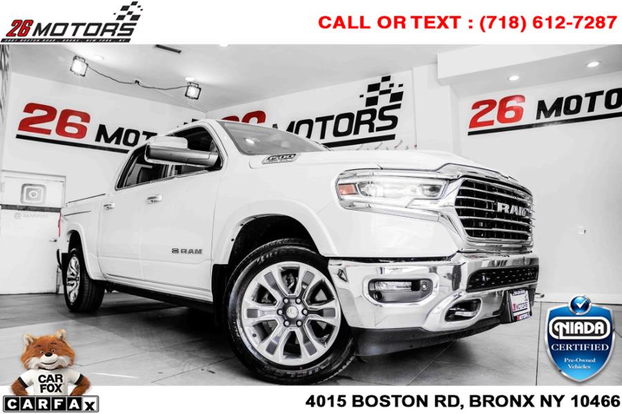 Used Ram 1500 Laramie Longhorn 4x4 Crew Cab 5''7" Box 2019 | 26 Motors Corp. Bronx, New York Used Ram 1500 Laramie Longhorn 4x4 Crew Cab 5''7" Box 2019 | 26 Motors Corp. Bronx, New York