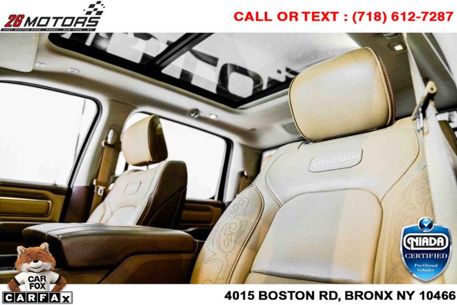 Used Ram 1500 Laramie Longhorn 4x4 Crew Cab 5''7" Box 2019 | 26 Motors Corp. Bronx, New York Used Ram 1500 Laramie Longhorn 4x4 Crew Cab 5''7" Box 2019 | 26 Motors Corp. Bronx, New York