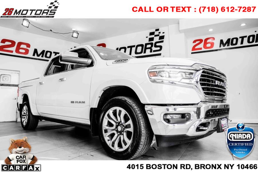 Used Ram 1500 Laramie Longhorn 4x4 Crew Cab 5''7" Box 2019 | 26 Motors Corp. Bronx, New York Used Ram 1500 Laramie Longhorn 4x4 Crew Cab 5''7" Box 2019 | 26 Motors Corp. Bronx, New York