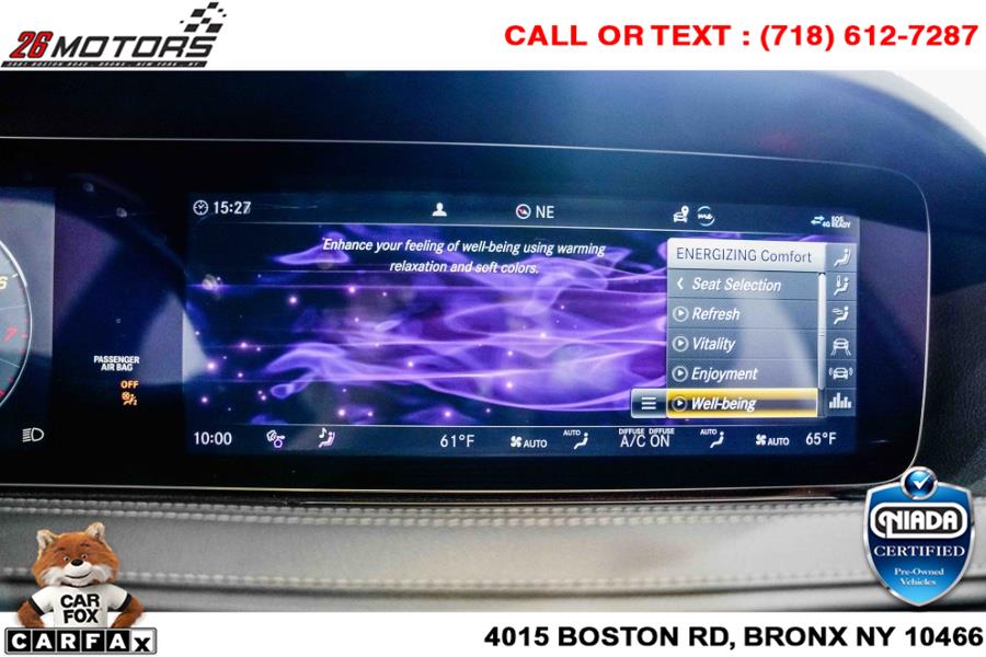 Used Mercedes-Benz S-Class S 560 4MATIC Sedan 2019 | 26 Motors Corp. Bronx, New York Used Mercedes-Benz S-Class S 560 4MATIC Sedan 2019 | 26 Motors Corp. Bronx, New York