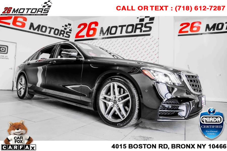Used Mercedes-Benz S-Class S 560 4MATIC Sedan 2019 | 26 Motors Corp. Bronx, New York Used Mercedes-Benz S-Class S 560 4MATIC Sedan 2019 | 26 Motors Corp. Bronx, New York