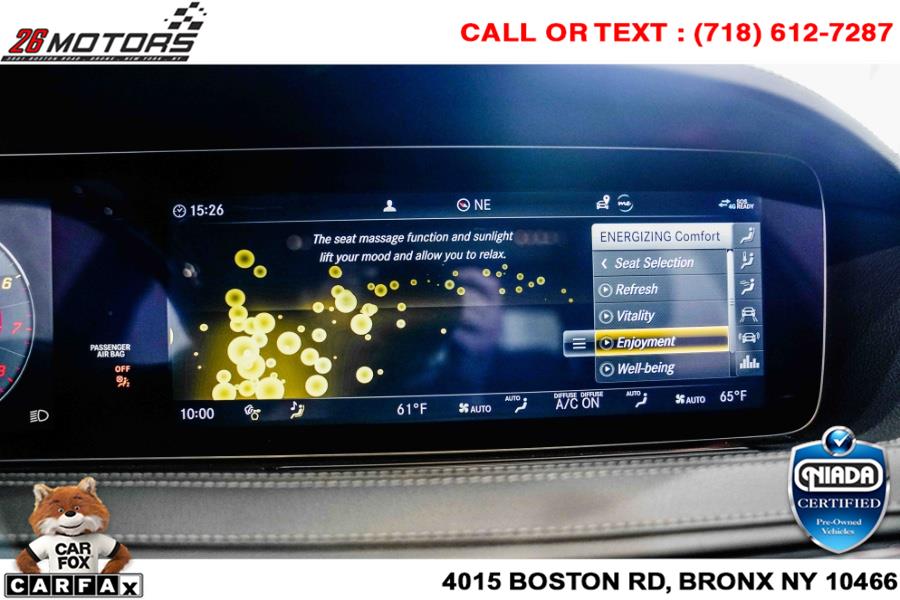 Used Mercedes-Benz S-Class S 560 4MATIC Sedan 2019 | 26 Motors Corp. Bronx, New York Used Mercedes-Benz S-Class S 560 4MATIC Sedan 2019 | 26 Motors Corp. Bronx, New York