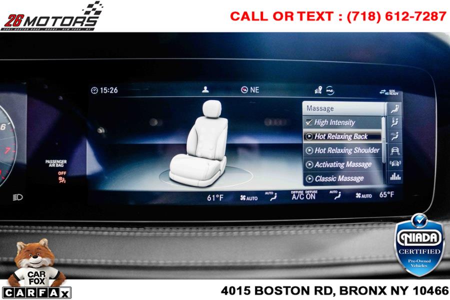 Used Mercedes-Benz S-Class S 560 4MATIC Sedan 2019 | 26 Motors Corp. Bronx, New York Used Mercedes-Benz S-Class S 560 4MATIC Sedan 2019 | 26 Motors Corp. Bronx, New York