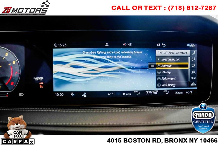 Used Mercedes-Benz S-Class S 560 4MATIC Sedan 2019 | 26 Motors Corp. Bronx, New York Used Mercedes-Benz S-Class S 560 4MATIC Sedan 2019 | 26 Motors Corp. Bronx, New York
