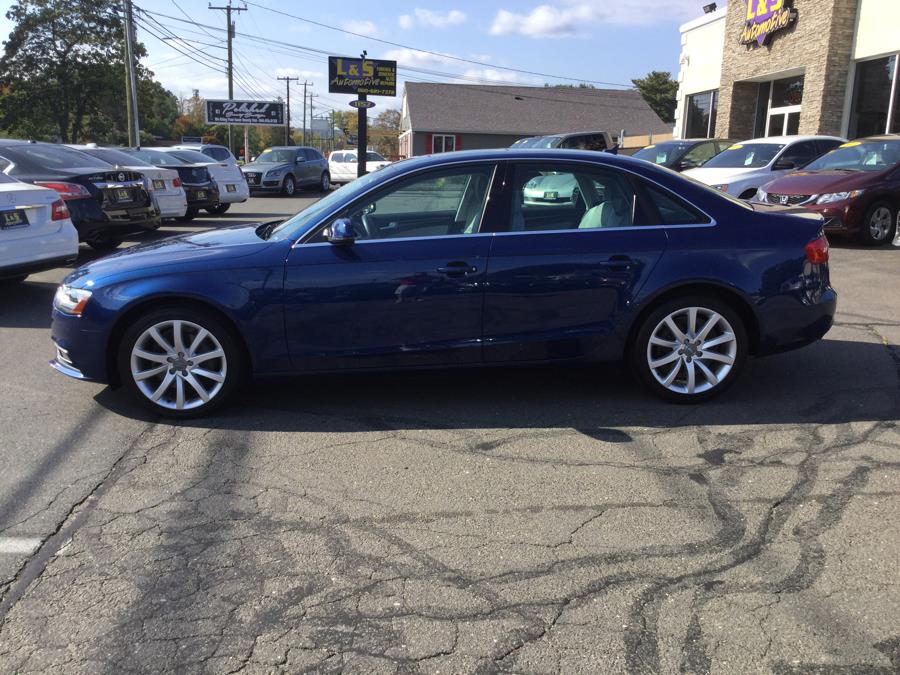 2013 Audi A4 4dr Sdn Auto quattro 2.0T Premium Plus, available for sale in Plantsville, Connecticut | L&S Automotive LLC. Plantsville, Connecticut 2013 Audi A4 4dr Sdn Auto quattro 2.0T Premium Plus, available for sale in Plantsville, Connecticut | L&S Automotive LLC. Plantsville, Connecticut