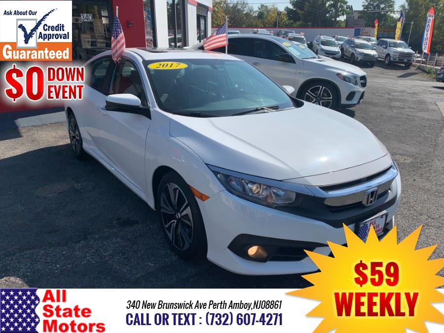 2017 Honda Civic Sedan EX-L CVT, available for sale in Perth Amboy, New Jersey | All State Motor Inc. Perth Amboy, New Jersey 2017 Honda Civic Sedan EX-L CVT, available for sale in Perth Amboy, New Jersey | All State Motor Inc. Perth Amboy, New Jersey