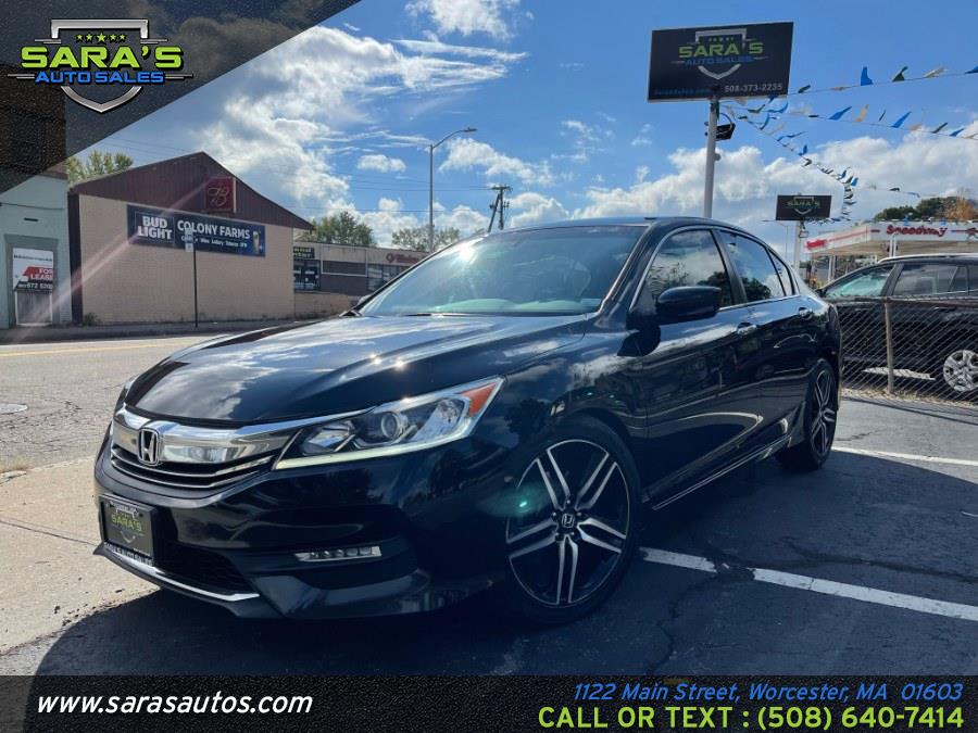2016 Honda Accord Sdn 4dr I4 CVT Sport, available for sale in Worcester, Massachusetts | Sara's Auto Sales. Worcester, Massachusetts