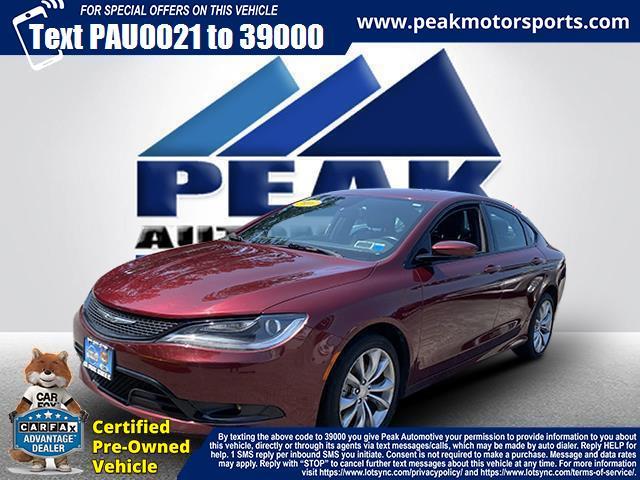 Used Chrysler 200 4dr Sdn S FWD 2016 | Peak Automotive Inc.. Bayshore, New York Used Chrysler 200 4dr Sdn S FWD 2016 | Peak Automotive Inc.. Bayshore, New York