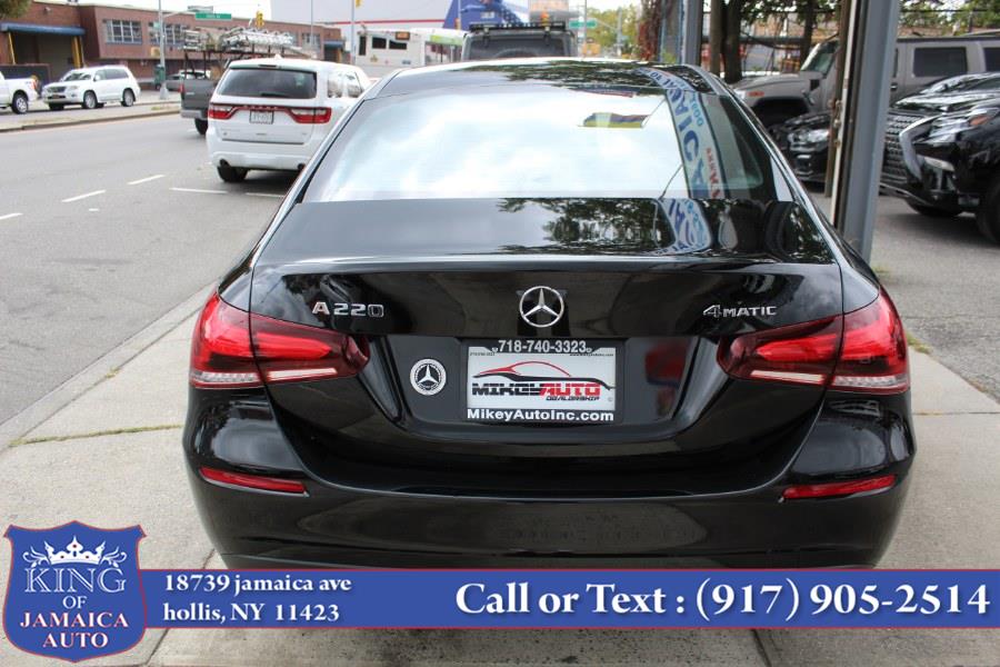 2020 Mercedes-Benz A-Class A 220 4MATIC Sedan, available for sale in Hollis, New York | King of Jamaica Auto Inc. Hollis, New York 2020 Mercedes-Benz A-Class A 220 4MATIC Sedan, available for sale in Hollis, New York | King of Jamaica Auto Inc. Hollis, New York