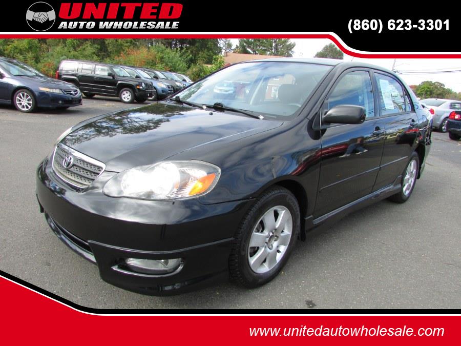 2007 Toyota Corolla 4dr Sdn Auto S, available for sale in East Windsor, Connecticut | United Auto Sales of E Windsor, Inc. East Windsor, Connecticut