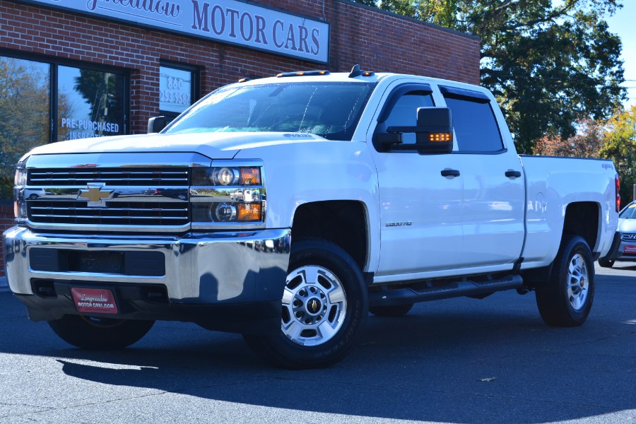 2016 Chevrolet Silverado 2500HD 4WD Crew Cab 153.7" Work Truck, available for sale in ENFIELD, Connecticut | Longmeadow Motor Cars. ENFIELD, Connecticut