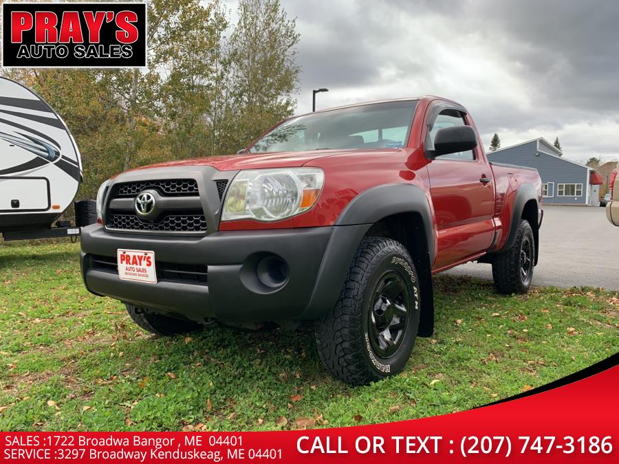 2011 Toyota Tacoma 4WD Reg I4 MT (Natl), available for sale in Bangor , Maine | Pray's Auto Sales . Bangor , Maine