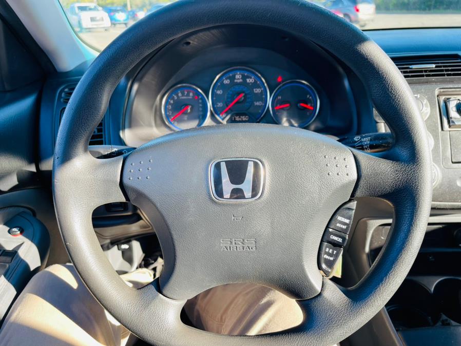 2004 Honda Civic 4dr Sdn LX Auto, available for sale in New Britain, Connecticut | Supreme Automotive. New Britain, Connecticut 2004 Honda Civic 4dr Sdn LX Auto, available for sale in New Britain, Connecticut | Supreme Automotive. New Britain, Connecticut