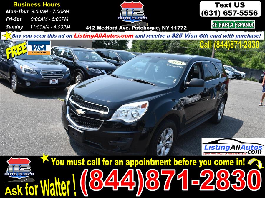 Used 2015 Chevrolet Equinox in Patchogue, New York | www.ListingAllAutos.com. Patchogue, New York