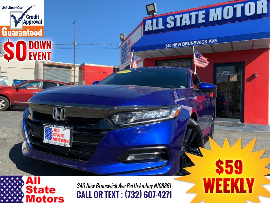 2019 Honda Accord Sedan Sport 1.5T CVT, available for sale in Perth Amboy, New Jersey | All State Motor Inc. Perth Amboy, New Jersey 2019 Honda Accord Sedan Sport 1.5T CVT, available for sale in Perth Amboy, New Jersey | All State Motor Inc. Perth Amboy, New Jersey