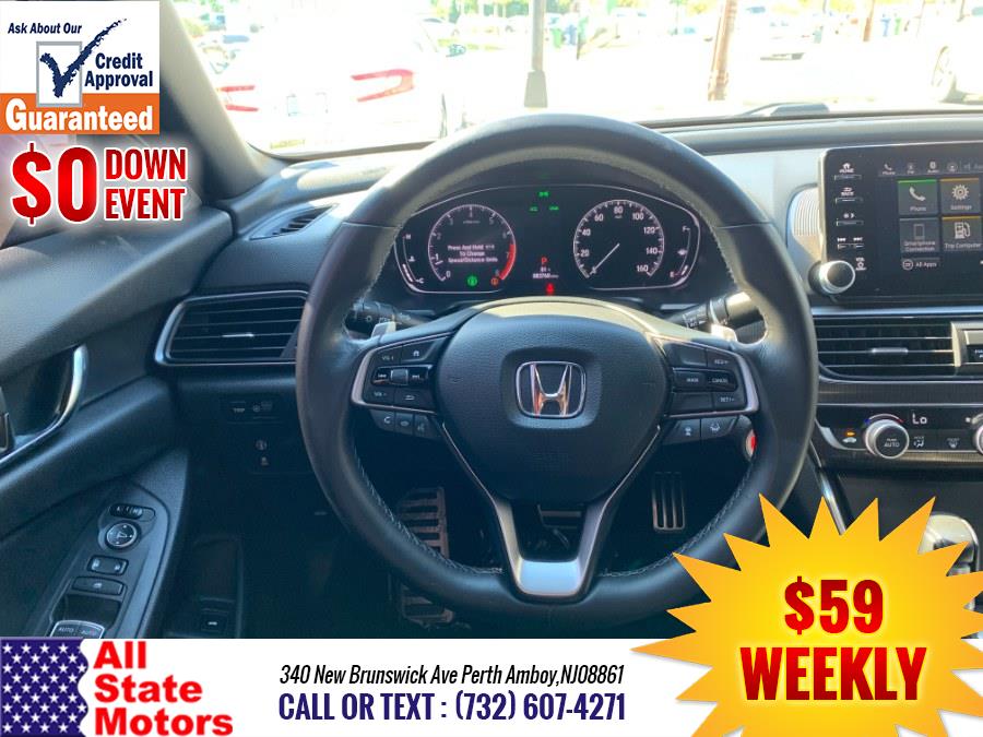 2019 Honda Accord Sedan Sport 1.5T CVT, available for sale in Perth Amboy, New Jersey | All State Motor Inc. Perth Amboy, New Jersey 2019 Honda Accord Sedan Sport 1.5T CVT, available for sale in Perth Amboy, New Jersey | All State Motor Inc. Perth Amboy, New Jersey