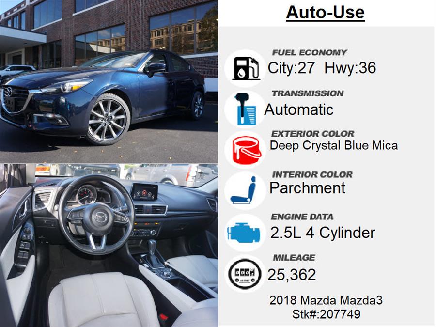 Used Mazda Mazda3 Grand Touring 2018 | Autouse. Andover, Massachusetts Used Mazda Mazda3 Grand Touring 2018 | Autouse. Andover, Massachusetts