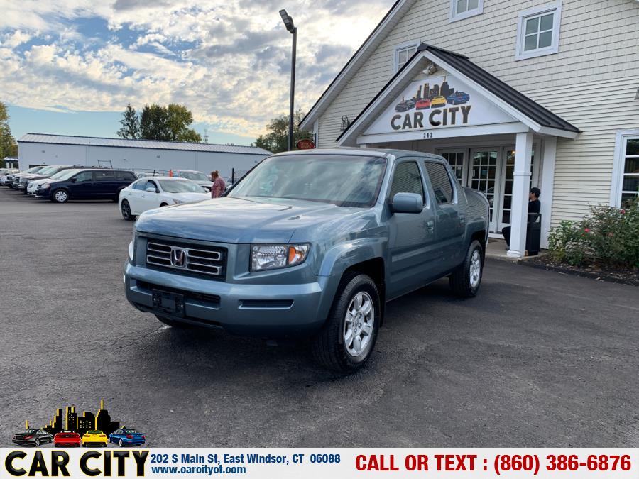 2007 Honda Ridgeline 4WD Crew Cab RTL w/Leather & Navi, available for sale in East Windsor, Connecticut | Car City LLC. East Windsor, Connecticut