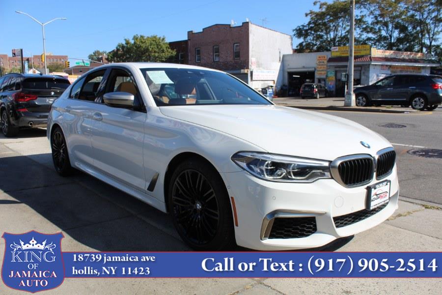 2018 BMW 5 Series M550i xDrive Sedan, available for sale in Hollis, New York | King of Jamaica Auto Inc. Hollis, New York 2018 BMW 5 Series M550i xDrive Sedan, available for sale in Hollis, New York | King of Jamaica Auto Inc. Hollis, New York